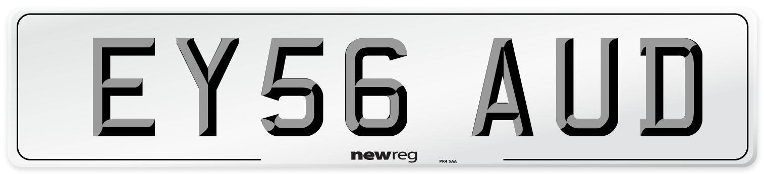 EY56 AUD Number Plate from New Reg